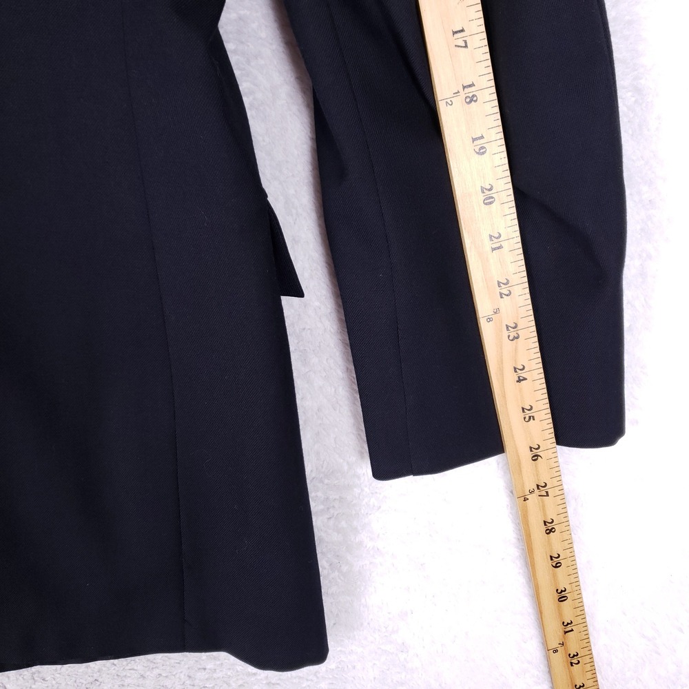 M and H Mens Navy Blue Two Button Blazer Sport Coat Made in USA Size 44 Long - Picture 13 of 13